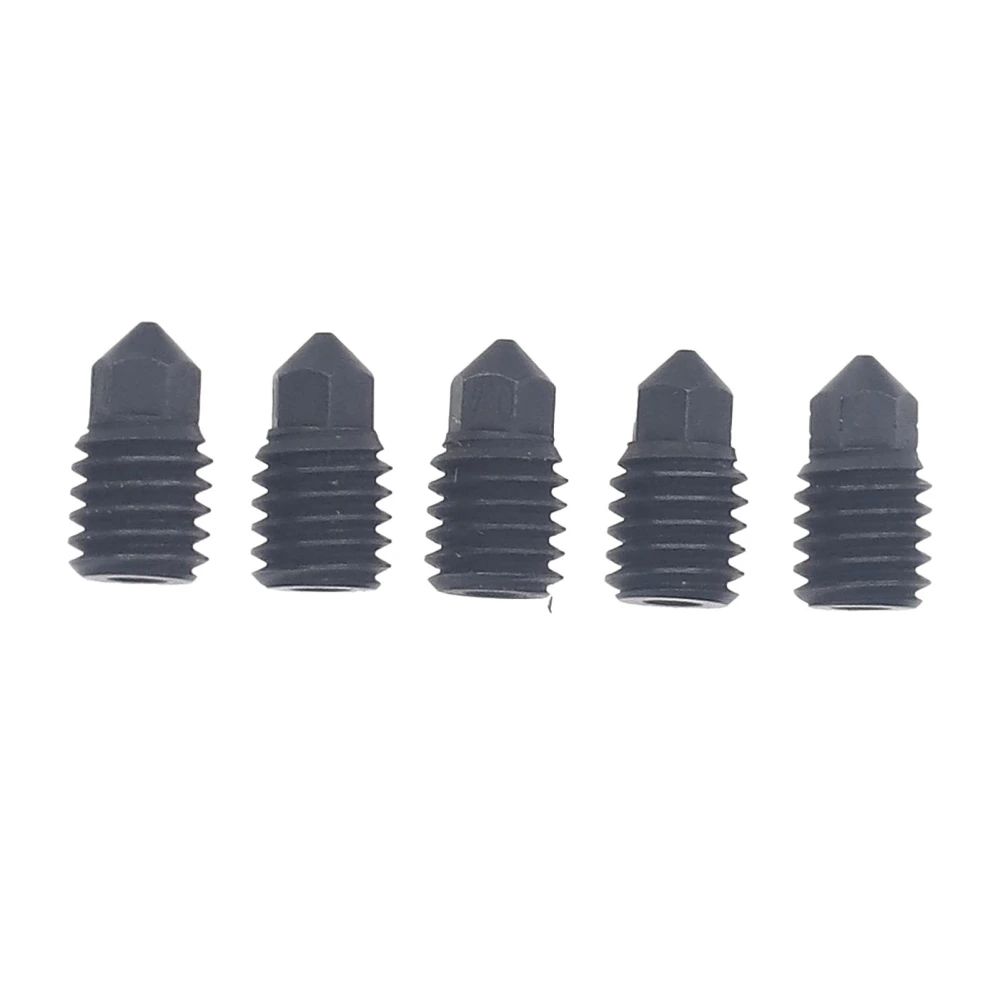 5PCS Hardened Steel Nozzle High Speed Print Head Support 1.75mm Filament for Bambu Lab X1 Or P1P 3D Printer Hot End 0.4mm