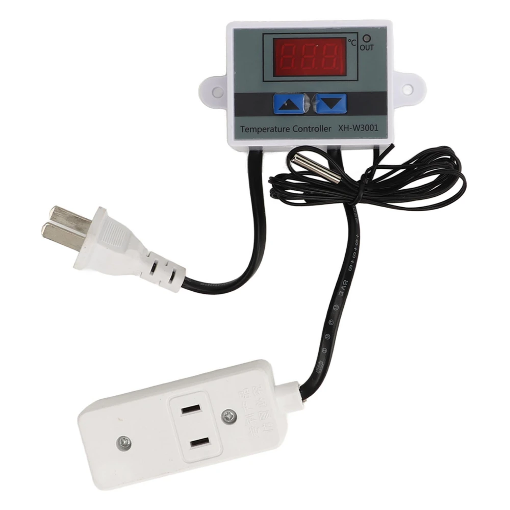 Digital Thermostat Waterproof Probe Temperature Controller Switch Thermostat Control Switch 110‑