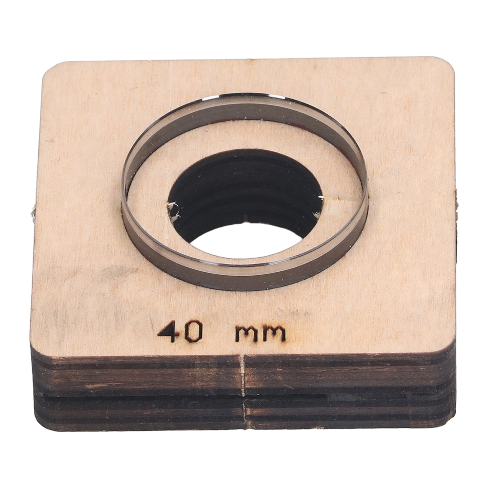 Round Leather Cutting Die Wood Alloy Steel Cutting Mold Punching Die Cutter for DIY Processing 40mm Diameter