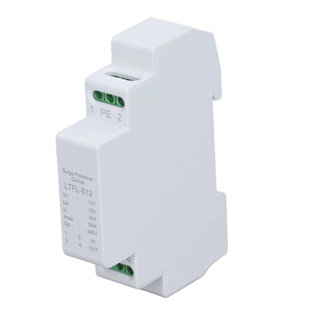 Surge Protective Arrester Device IP20 12V 5‑10KA RS485 Control Signal Surge Voltage Arrester Module