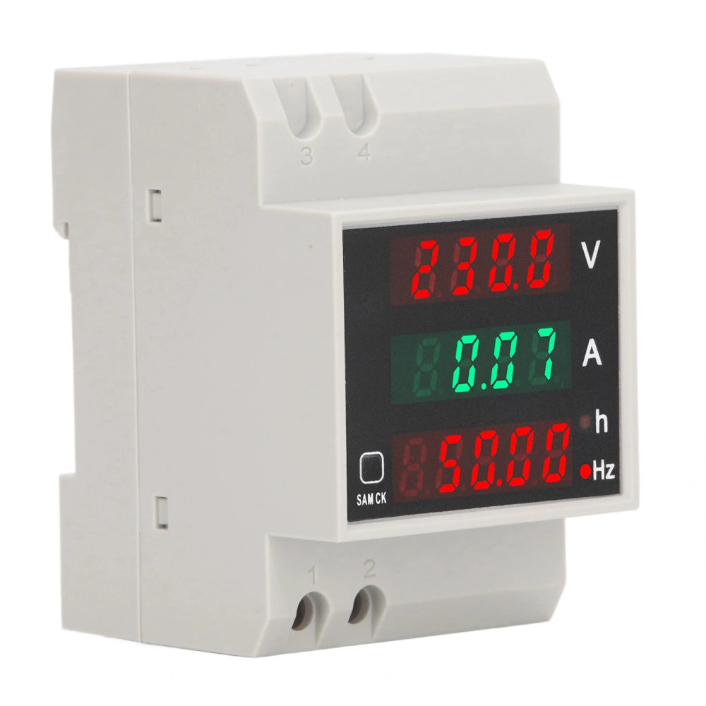 Digital Single Phase Energy Meter Tester Electricity Usage Monitor Ampermeter Power Voltmeter Ammeter AC 80 to 300V 100A