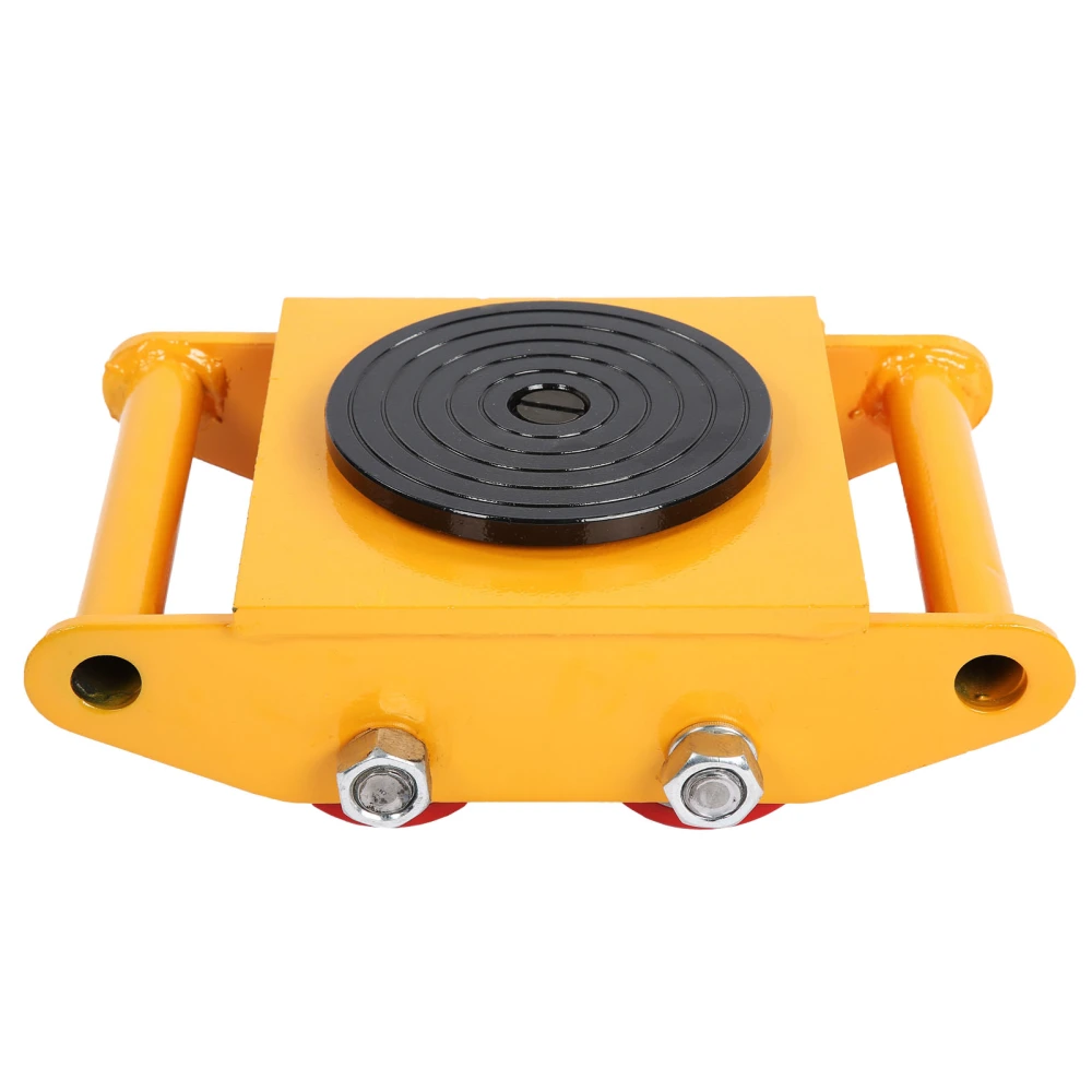 Machinery Mover Industrial Machine Skate Dolly with 360°Rotation Cap and 4 Rollers for Moving Equipment 6T Load