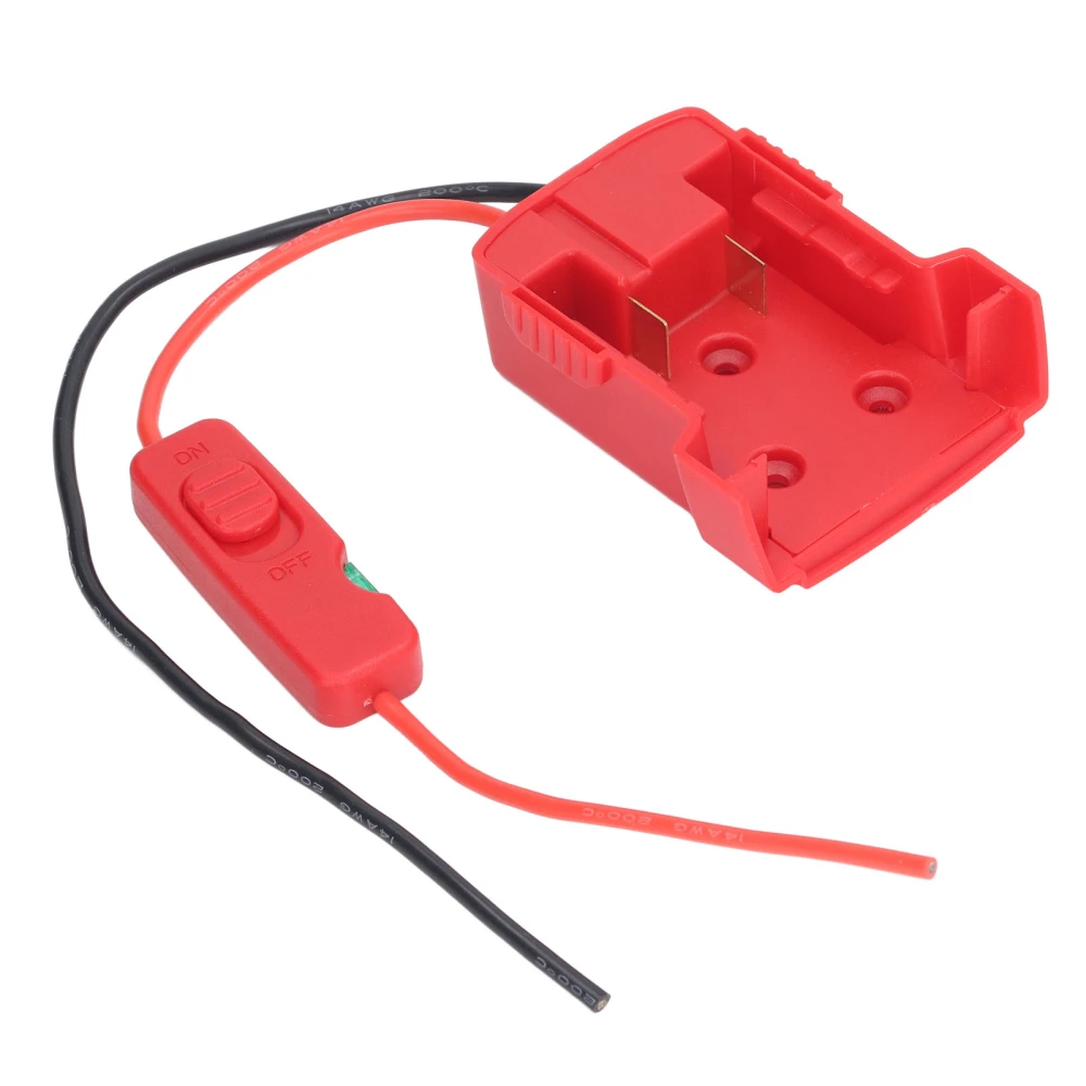 Battery Adapter Dock Power Connector with Fuse Holder 30Amp Fuse Compatible with M18 B2 18V Battery for DIY Robotics