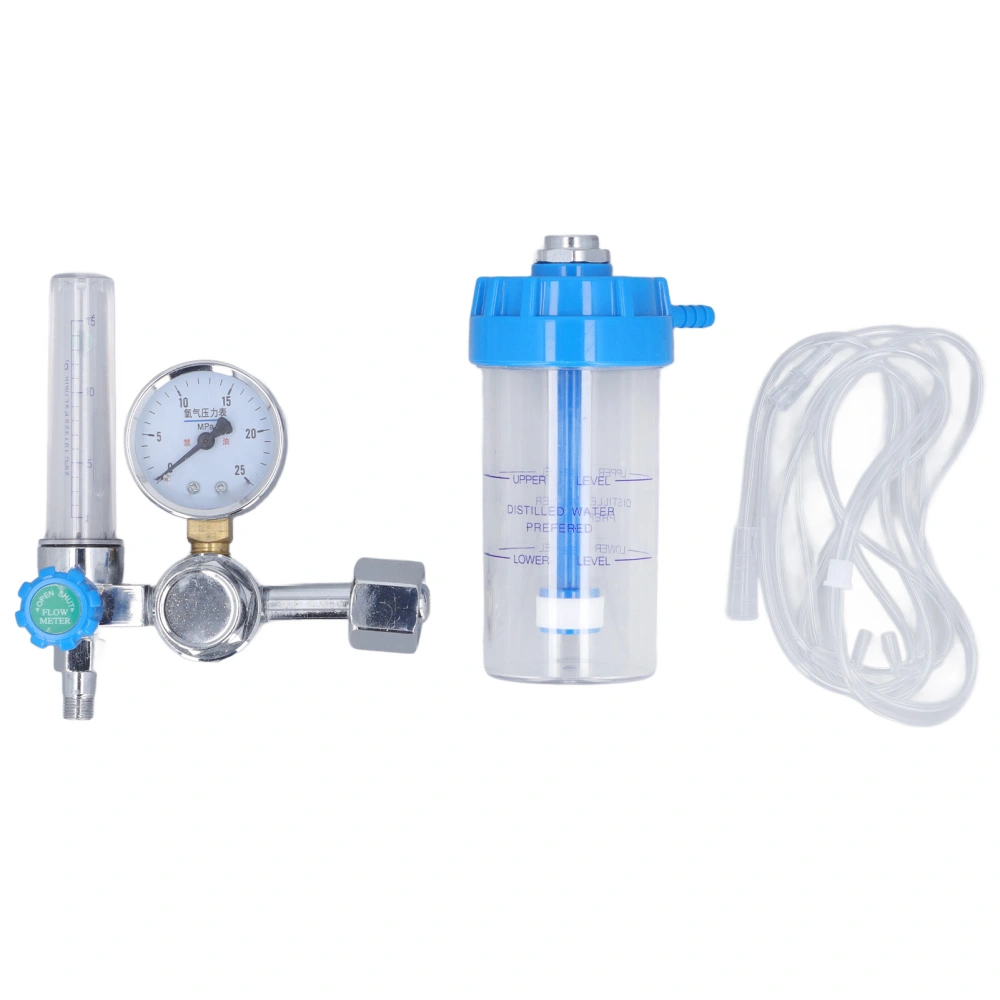 Y008 Oxygen Pressure Regulator Buoy Type Inhalator Flow Meter Absorber with BSP 5/8 Inch Inlet Screw