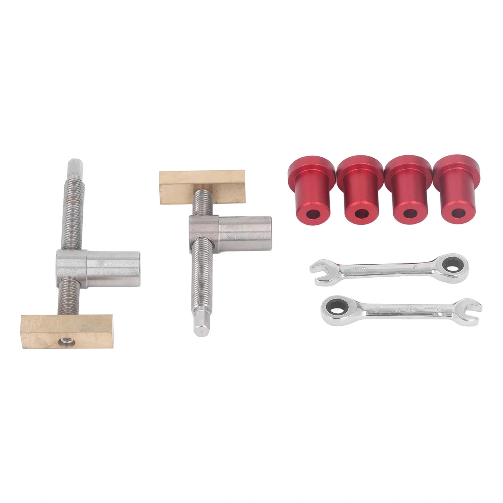 19mm Woodworking Desktop Clip Stainless Steel Brass Stop Bench Dog Clamp Workbench Fast Fixed Clip Red Bench Dog