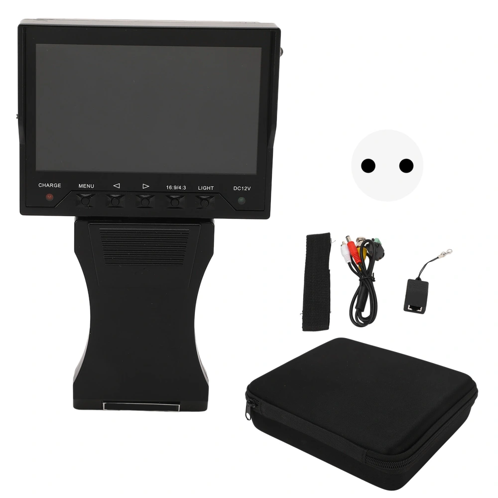 Security CCTV Tester 4.3in TFT Color LCD 8MP Camera CCTV Monitor with 12V Output 100‑240V