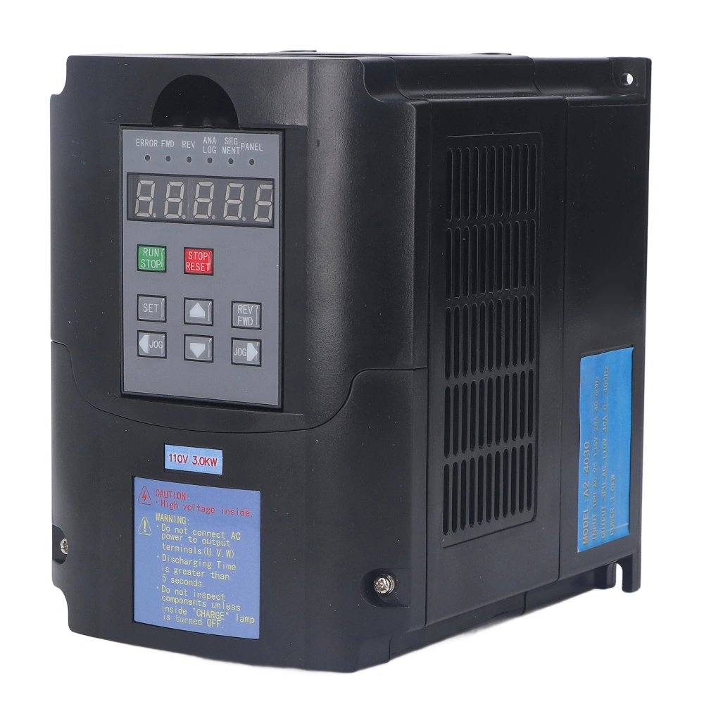 Variable Frequency Drive Inverter Speed Controller Converter Transformer 3KW 1 Phase AC95‑135V Input 3 Phase Output