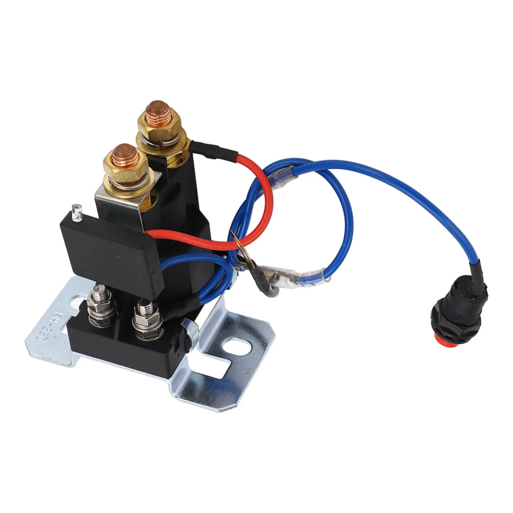 Dual Battery Relay 500A Normally Open Dustproof Strong Conductivity Dual Battery Isolator Car Protector 12V