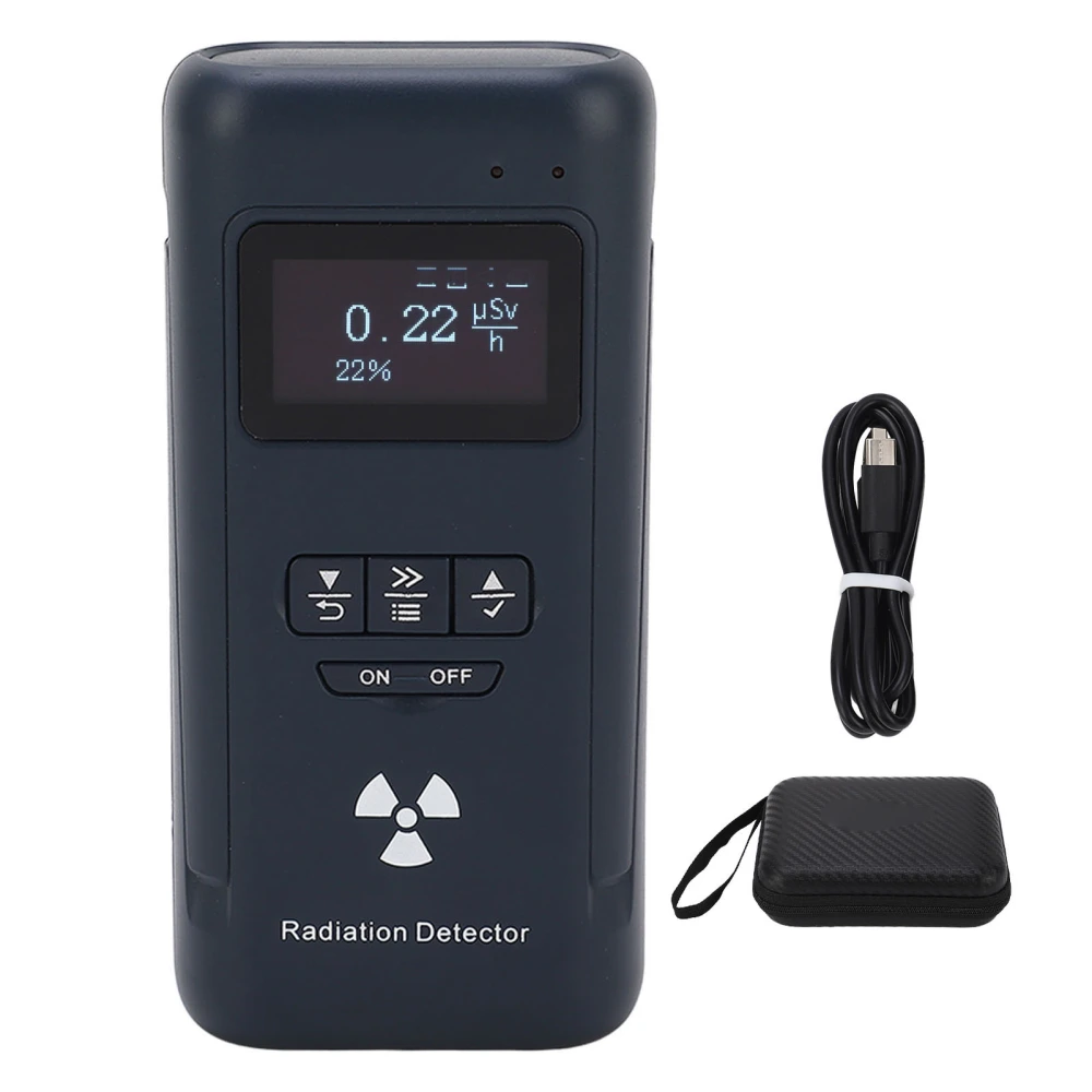 Nuclear Radiation Detector Geiger Counter X β γ Rays Tester Meter Radiating Dose Alarm