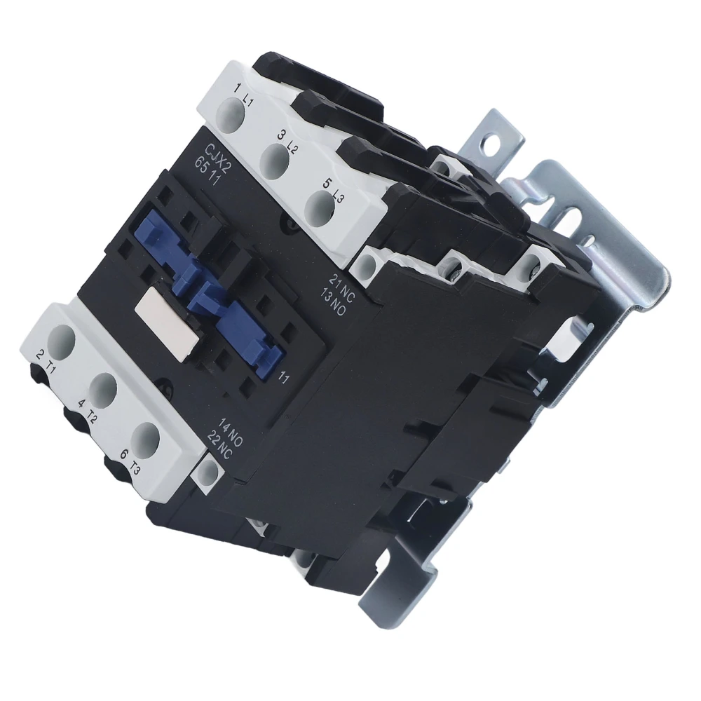 AC Contactors 65A 1 NO 1 NC 3 Pole Head Electric Power Contactor for Long Distance Connection Breaking Circuit 380V