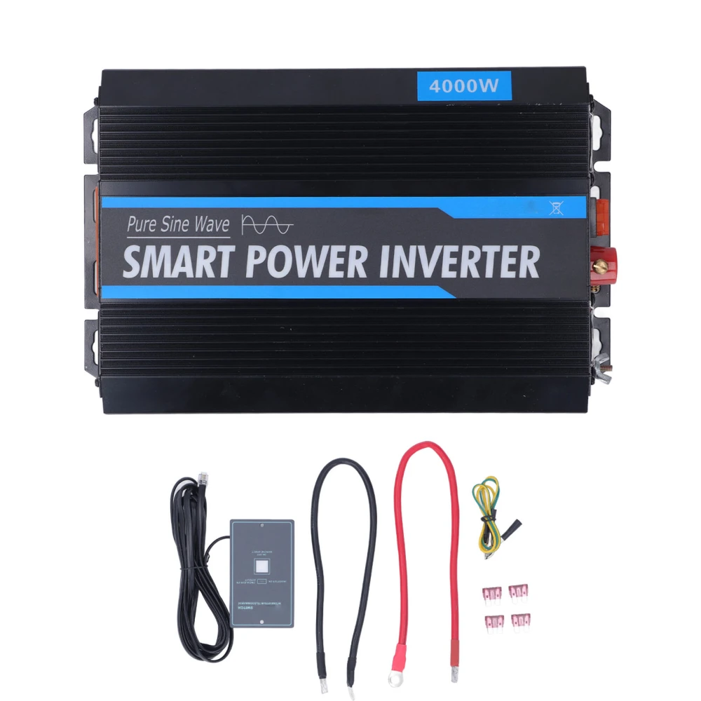 Pure Sine Wave Inverter with Multiple Functions 4000W Converter DC 12V to AC Power Inverter for Car