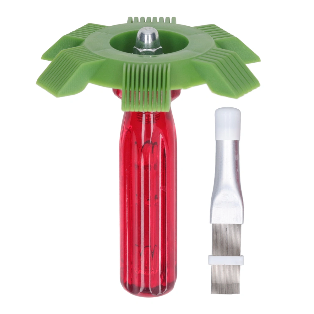 2 Pcs Fin Comb Air Conditioning Condenser Fin Straightener Air Conditioner Cleaning Tool Green