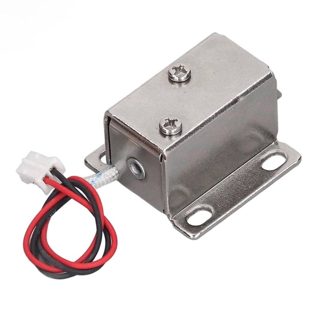 2A DC Micro Electromagnetic Lock Cabinet Door Drawer Electric Release Assembly Safety Lock DC6V