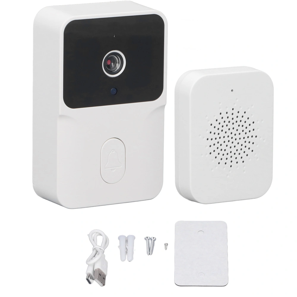 Visualizable Smart Doorbell Wireless WiFi Intercom Video Camera Door Ring Bell M8 480P HD Night Viewing for Tuya APP