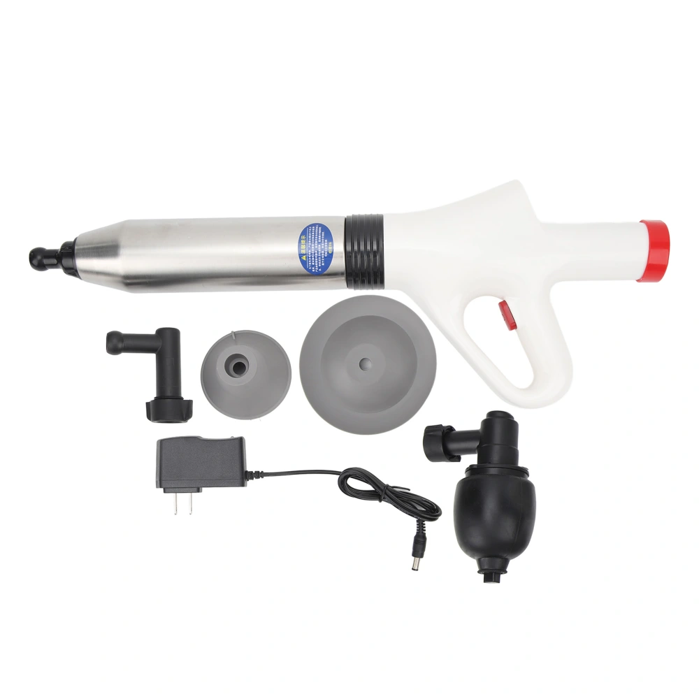 Electric Toilet Plunger Pneumatic High Pressure Drain Clog Pipe Clogging Blaster Remover Dredger Equipment 100‑240V