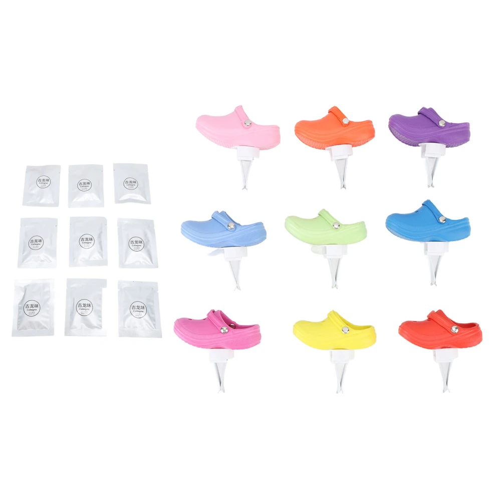 9Pcs Car Aromatherapy Vent Diffuser Perfume Clips Decorative Ornaments Interior Accessories