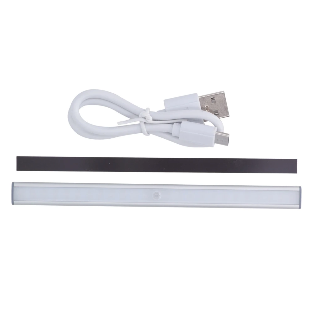 Motion Sensor LED Light Human Body Induction Magnetic Light Strip Built in Battery USB Charging