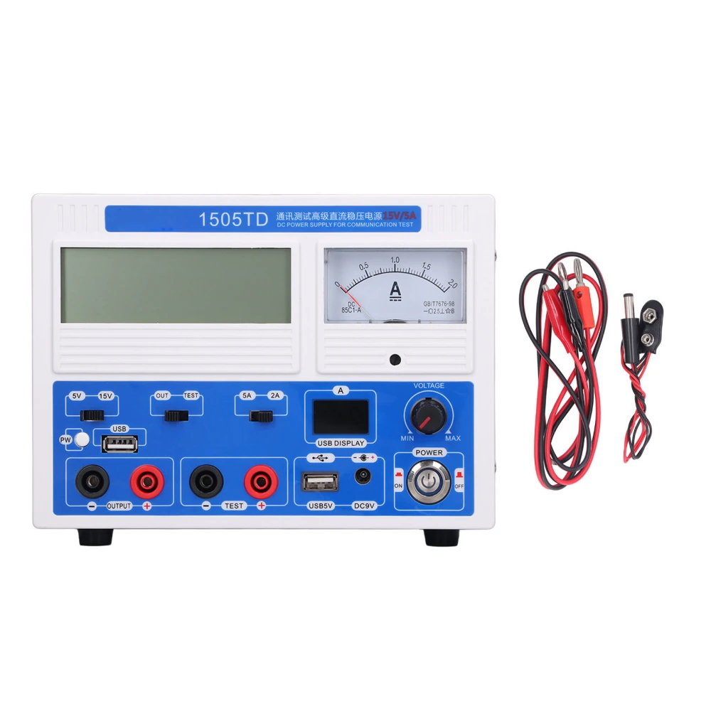 DC Power Supply Variable Adjustable LCD Display Switching Regulated Bench Linear Power Supply Input Voltage AC220±10%V