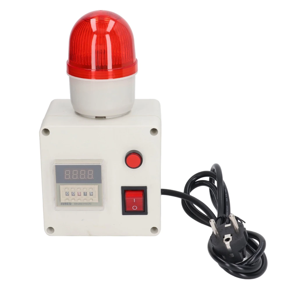 Alarm Siren Delay Timing Alarm Light Audio Horn 90dB for Industrial Safety