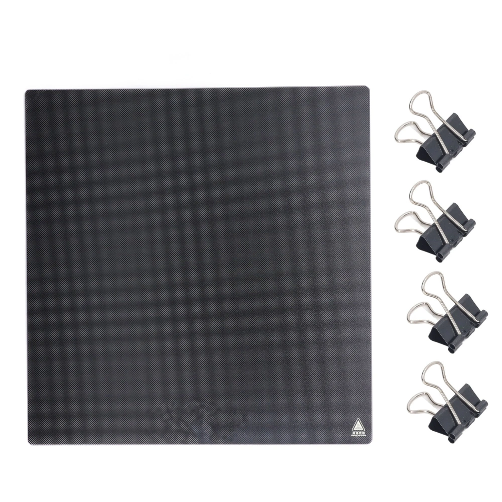 3D Printer Platform 320x310x4mm Tempered Glass Strong Adhesion Simple Mold Removal Printer Build Plate for CR10 V2