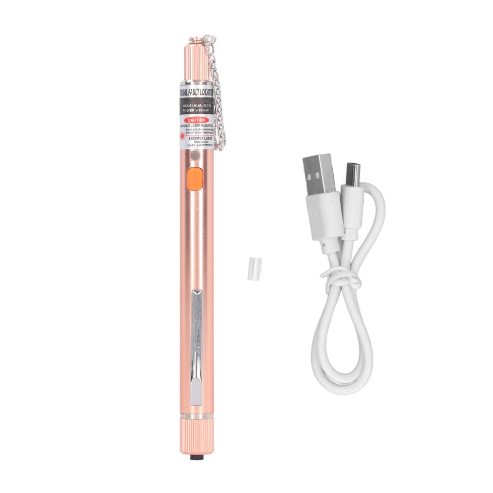 10KM Pen Type Visual Fault Locator Non Contact Connection VFL Fiber Optic Red Light Pen Tester 400mah