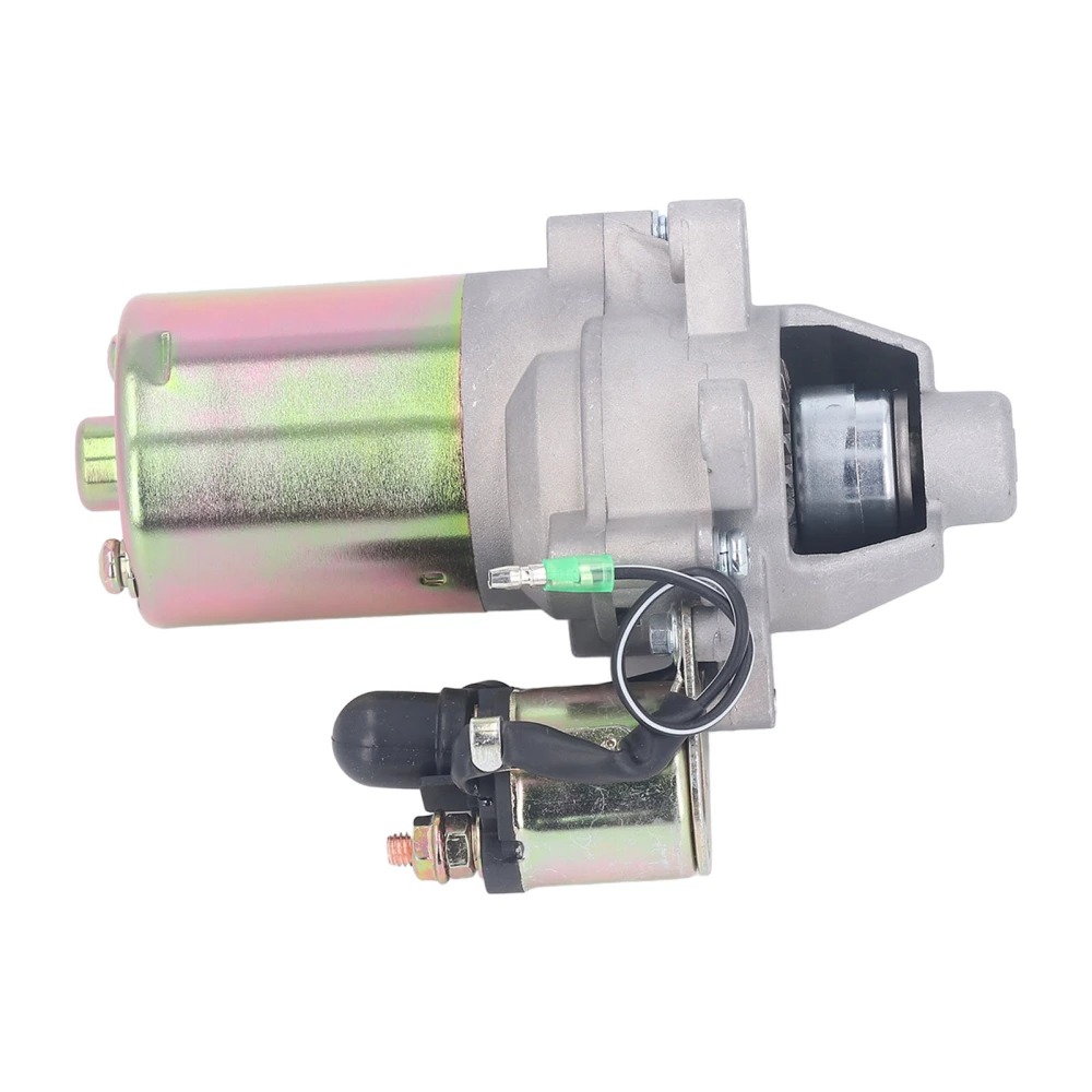 Starter Motor Replacement Accessory with Solenoid Valve for 168F 170F GX160 GX210 Gasoline Engine Generator DC12V