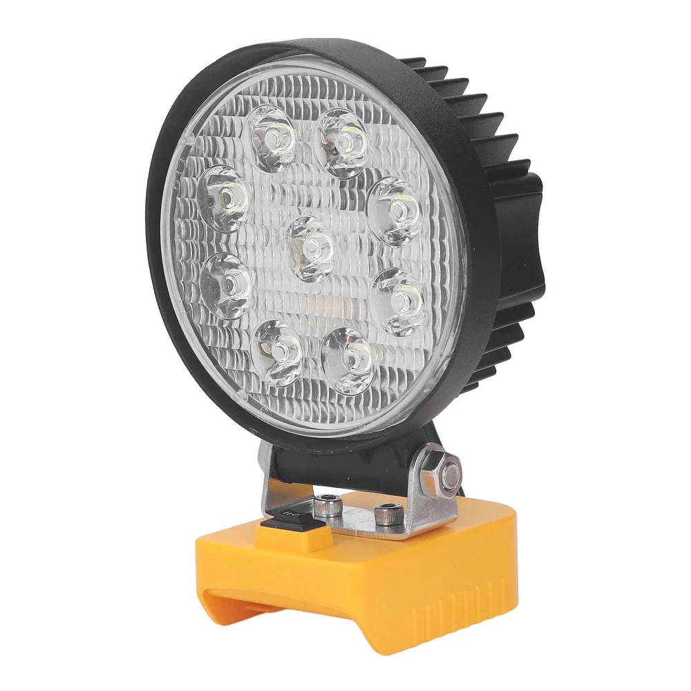 27W LED Work Light 18V Lithium Battery Powered Portable Lamp for Outdoor Emergency Lighting 14‑22V