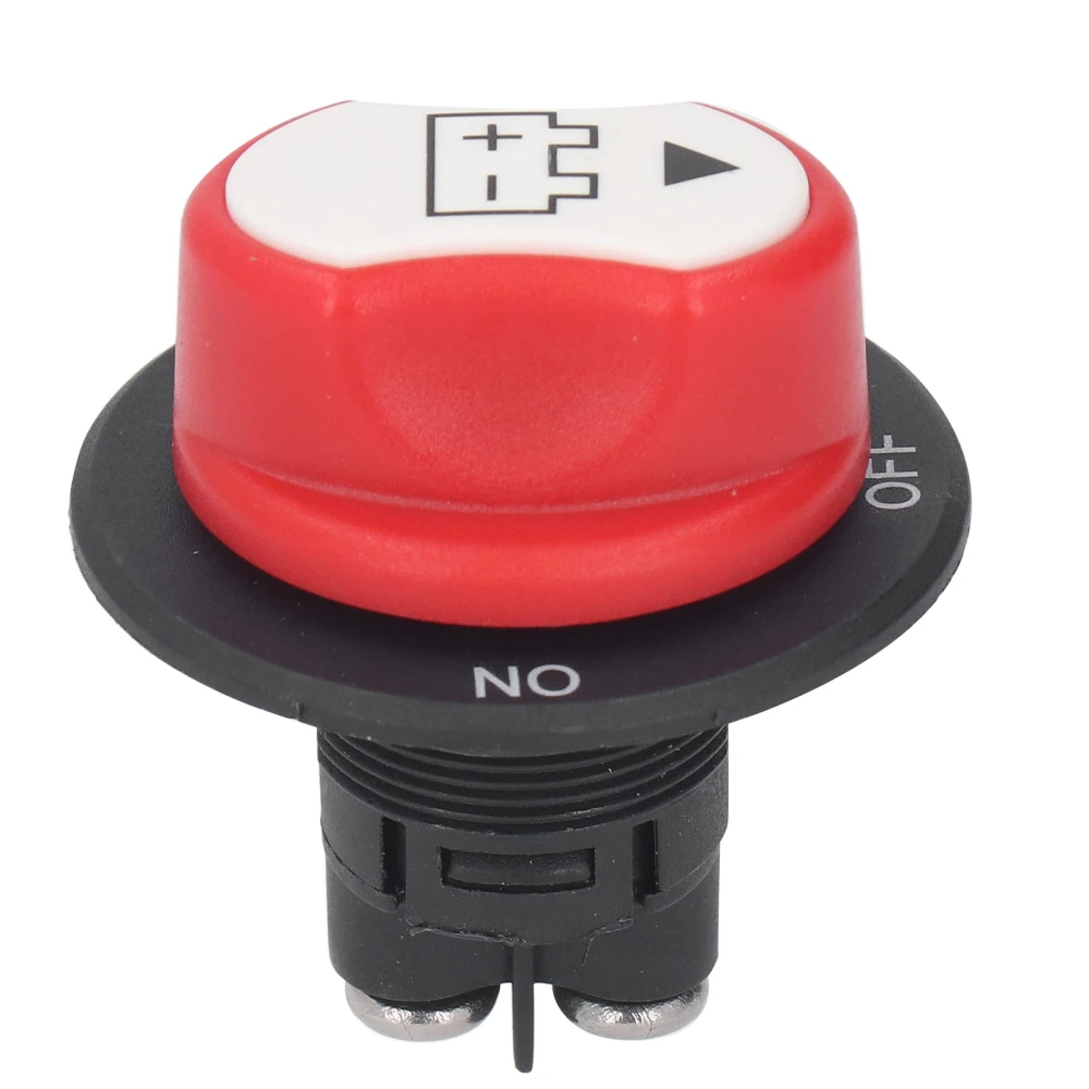 Battery Isolator Switch DC Switch Battery Power Disconnect Cut Off Selector Switch for Car Vehicle 50A