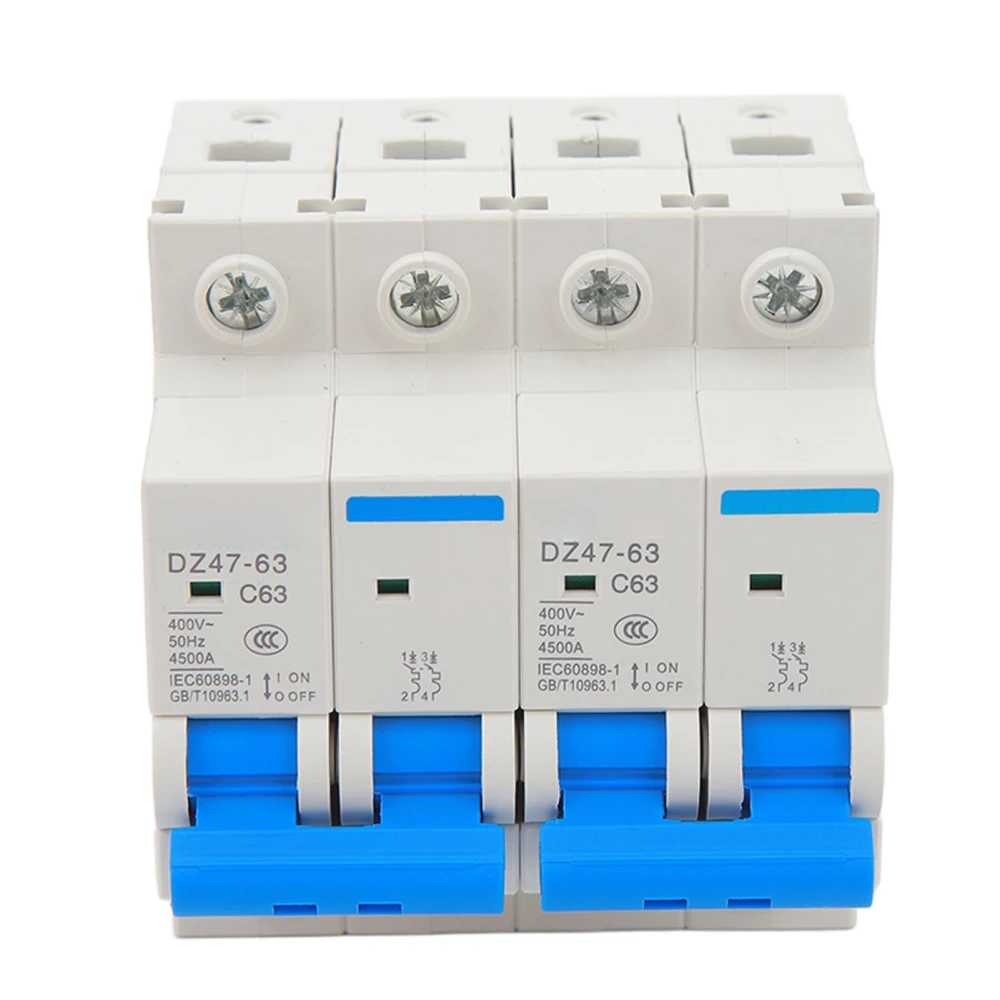 2P Interlock Circuit Breaker 4500A Breaking Capacity Dual Power Interlock Air Switch Transfer Switch 400V 63A