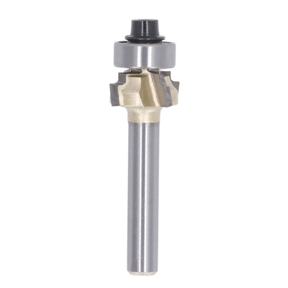 Edging Router Bit 4 Flute 1/4in Shank Milling Cutter Edge Forming Round Over Router Bit