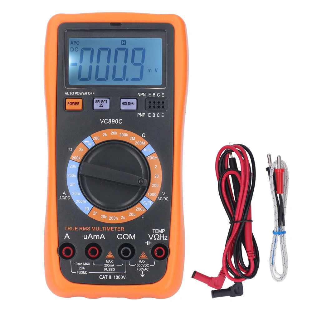 Digital Multimeter DC AC Voltage Current Tester Voltmeter Ammeter for Home Automotive