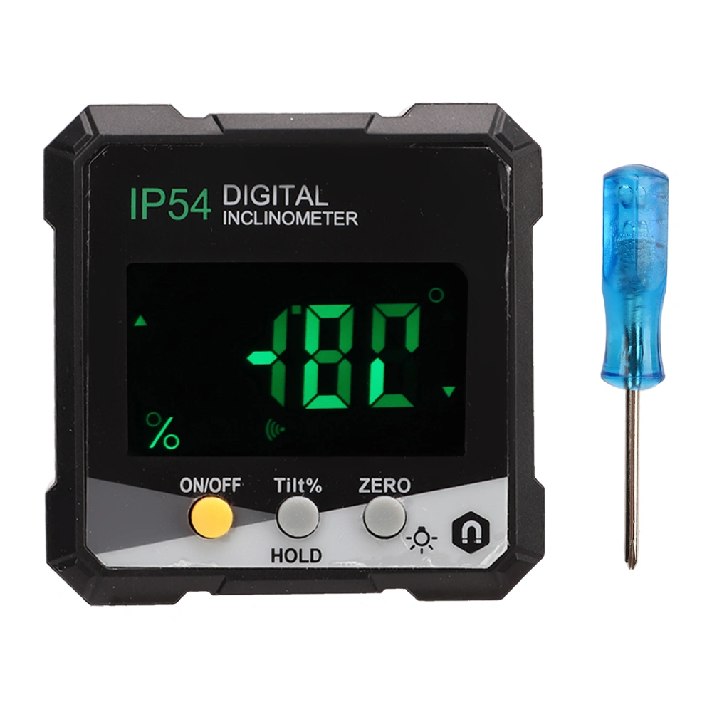 Digital Inclinometer LCD Display Protractor Magnetic Level Box Angle Finder Measuring Tool