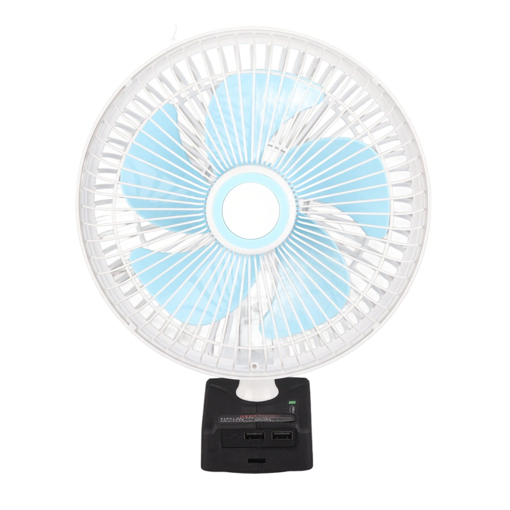 Desk Fan 3 Gear Adjustable Cordless 18V Lithium Battery Powered Fan for Camping Construction Site Industry