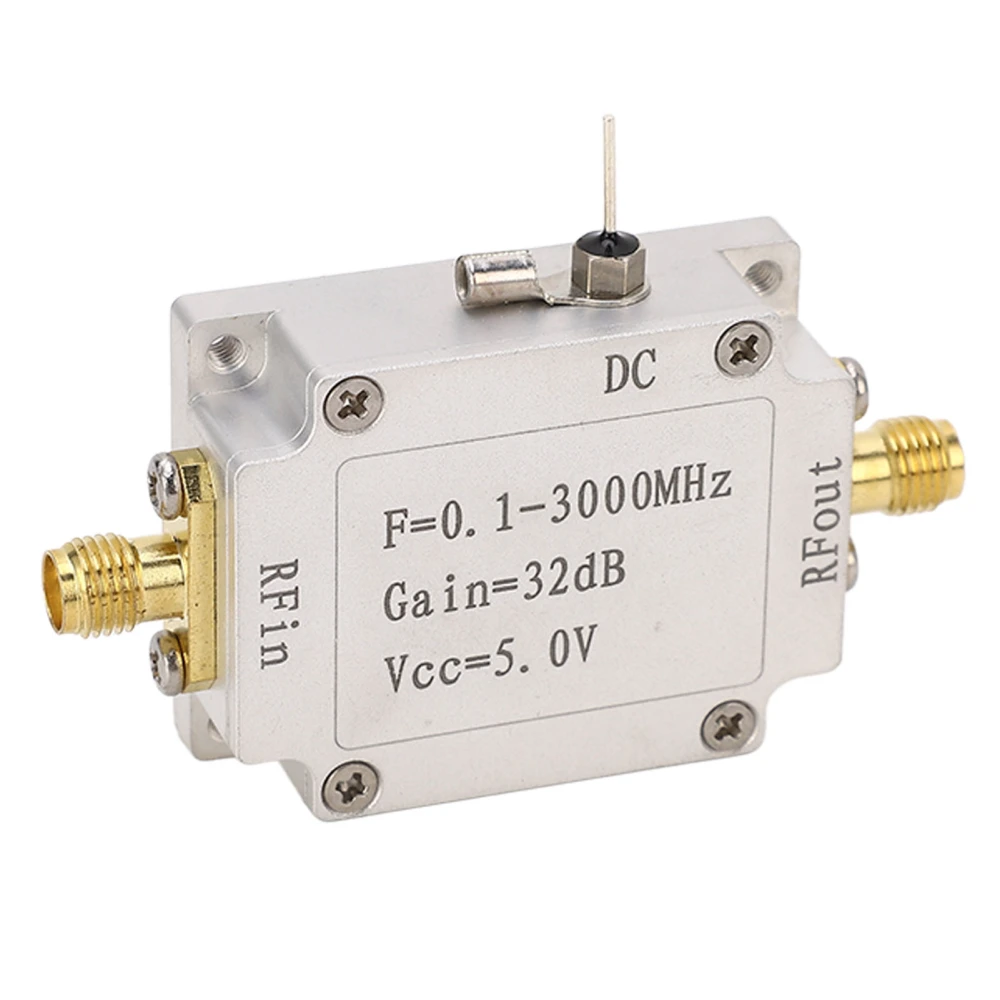 RF Amplifier Module Board 0.1‑3000MHz Signal Low Noise Automatic Measurement Control 5V