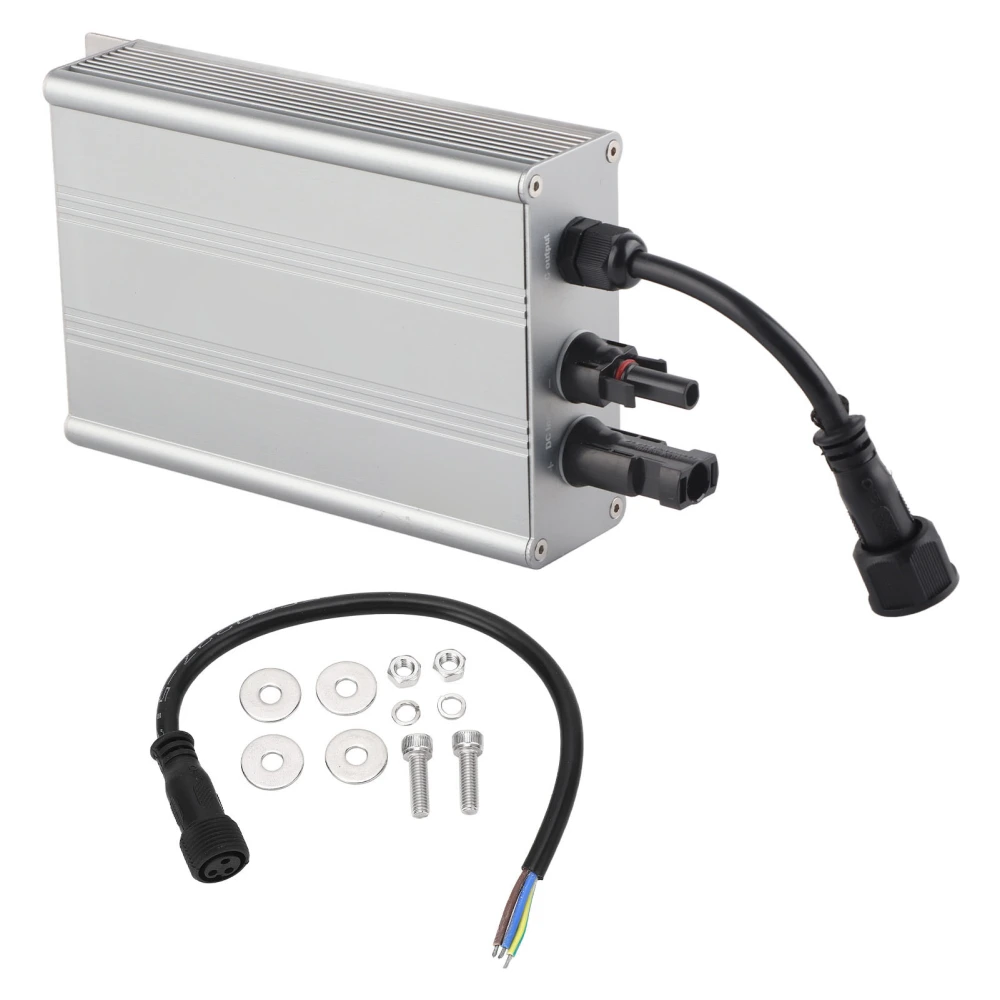 AC230V Solar Grid Tie Micro Inverter MPPT Aluminum Alloy Waterproof Automatic Pure Sine Wave Inverter 600W