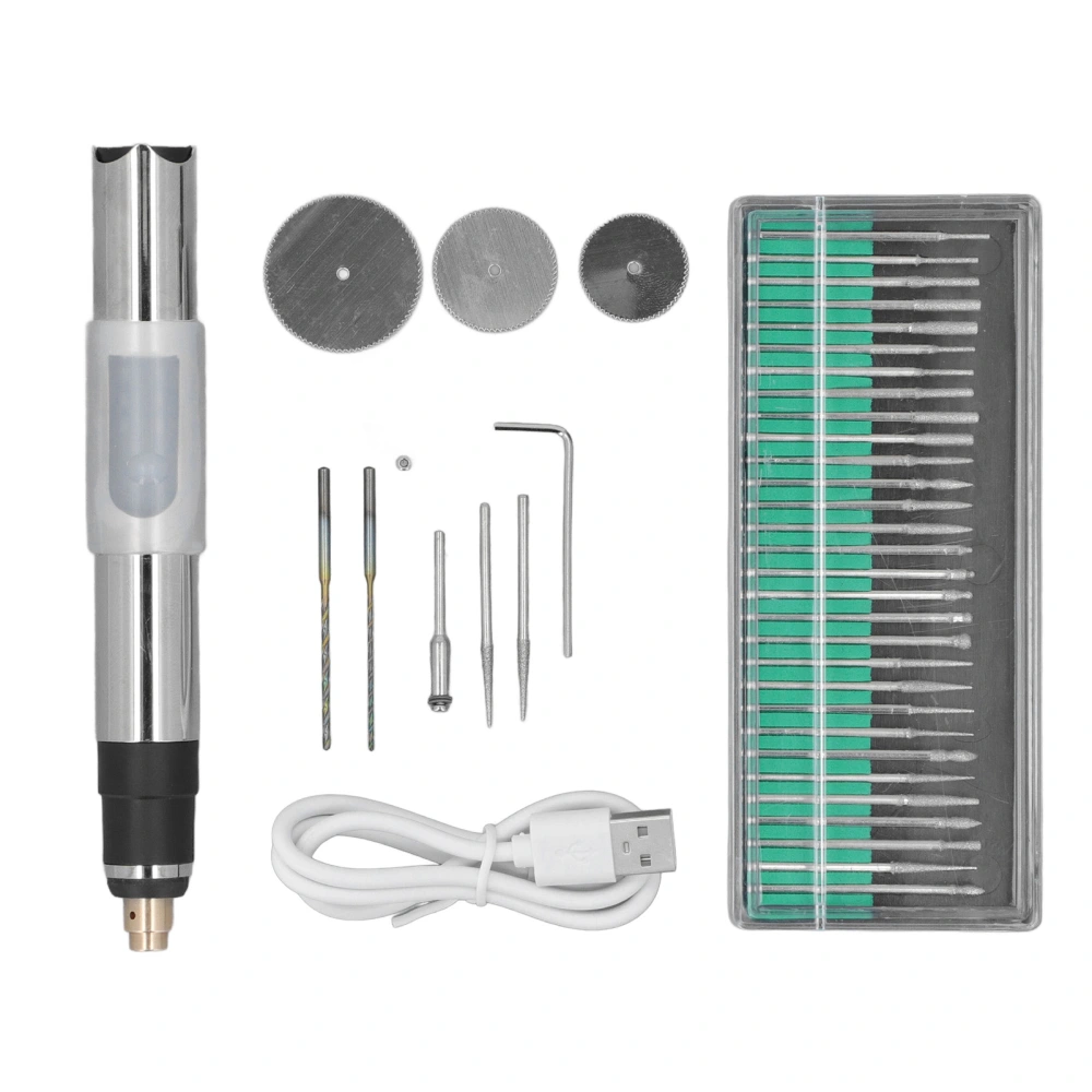 5000‑25000r/min Mini Electric Engraving Pen Nail Art Pen Type Small Engraver Polisher Manicure Grinder 3.7V 25W