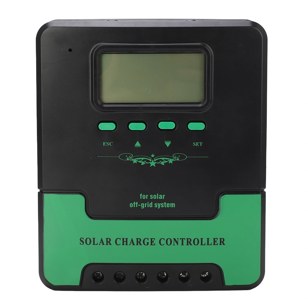 Solar Charge Controller MPPT LCD Display Dual USB 5V 3A 12V 24V for Batteries Charging 50A