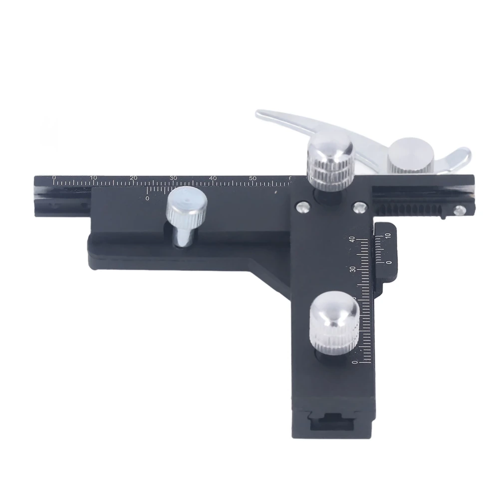 Microscope Movable Caliper Ruler Accessory Professional High Accuracy Mechanical X‑Y Movable Stage with Scale