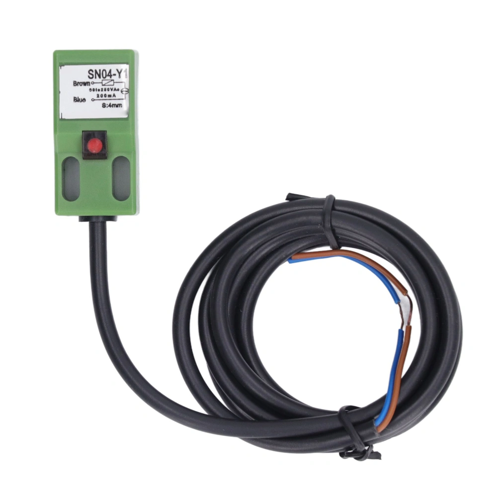 Square Proximity Sensor 2 Wire Normally Open Distance Detection Inductive Approach Switch 90‑250VAC