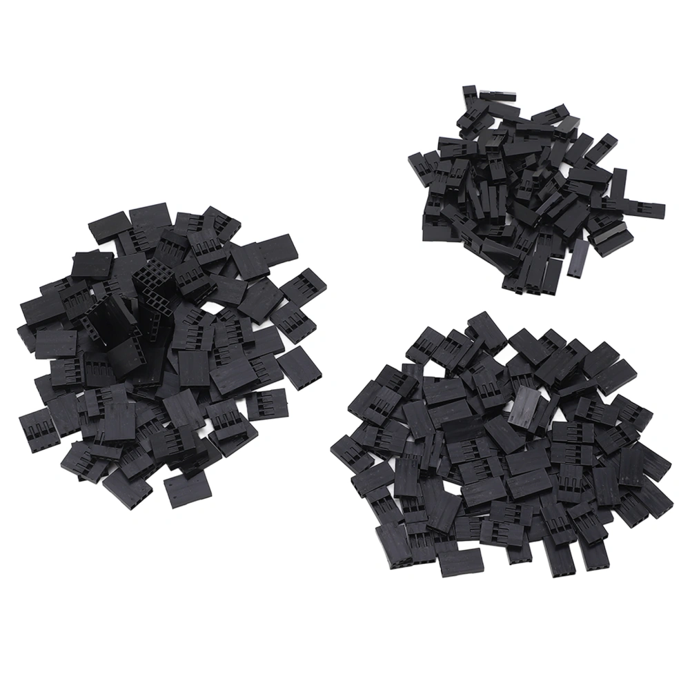 300Pcs Jumper Wire Connector Terminal 2.54mm 18‑26 AWG 2 3 4 Pin Connector Header