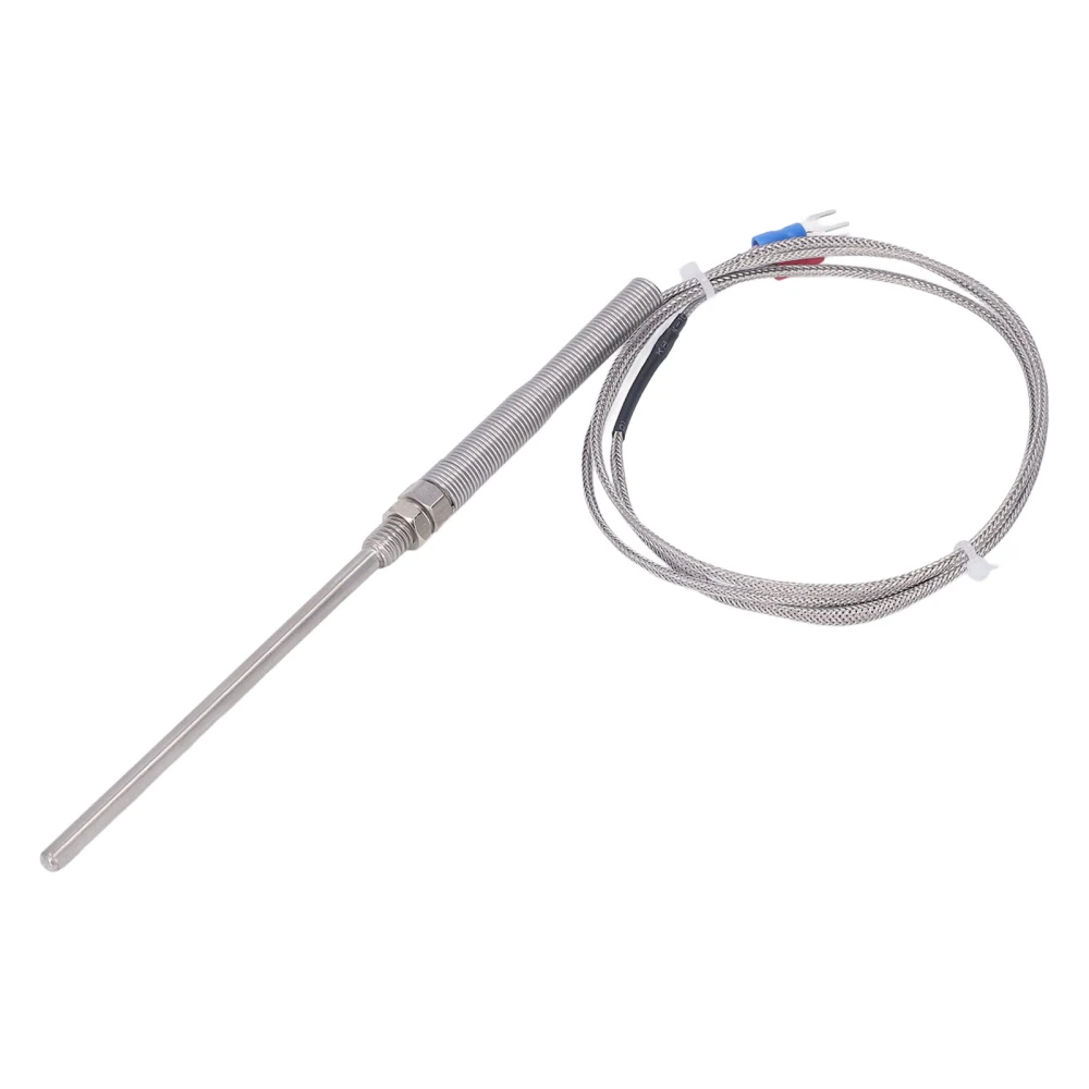 K Type Thermocouple Probe Temperature Sensor Detector Gauge 304 Stainless Steel M8 Thread 2meter