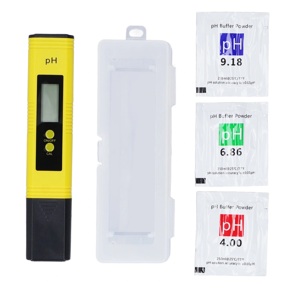 PH Tester Pen Accurate Measurement Auto Backlit Portable PH Meter Water Quality Tester 0 to 14ph