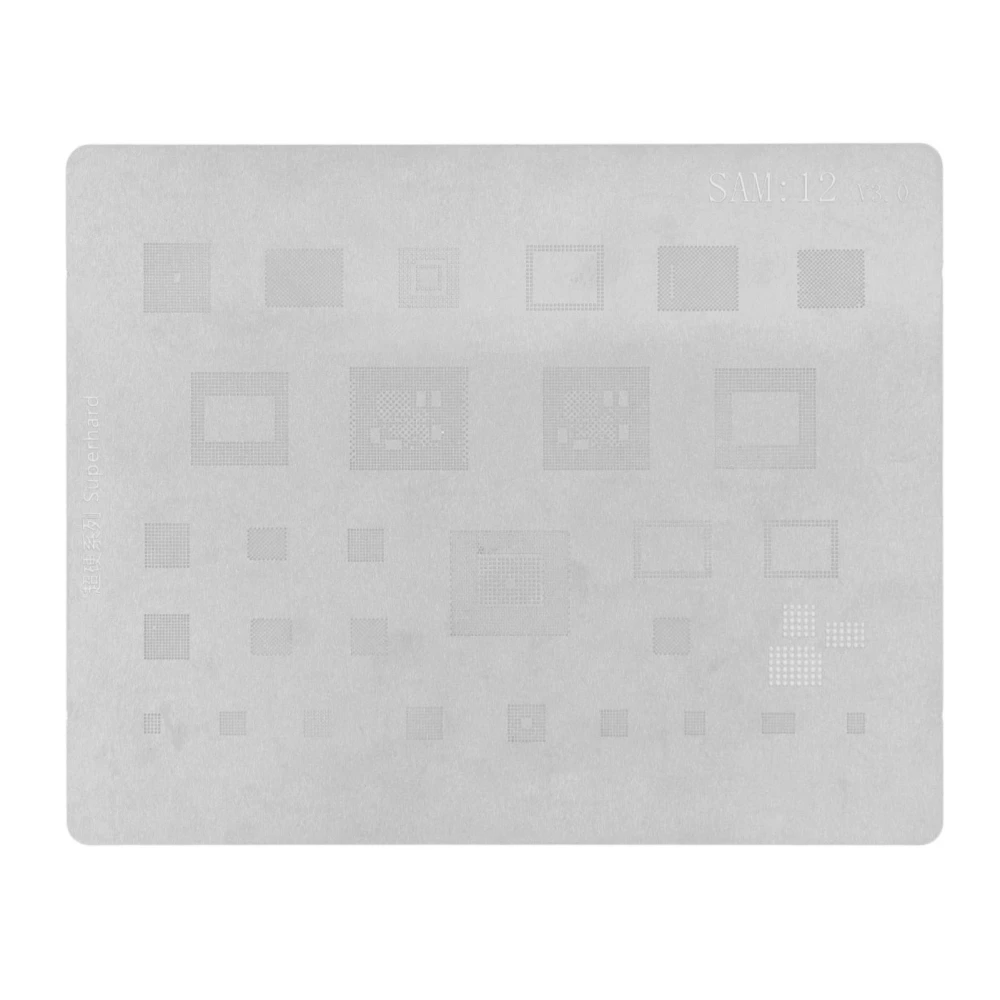 BGA Reballing Stencil Template Stainless Steel Fast Tinning Speed BGA Rework Net for Samsung S20