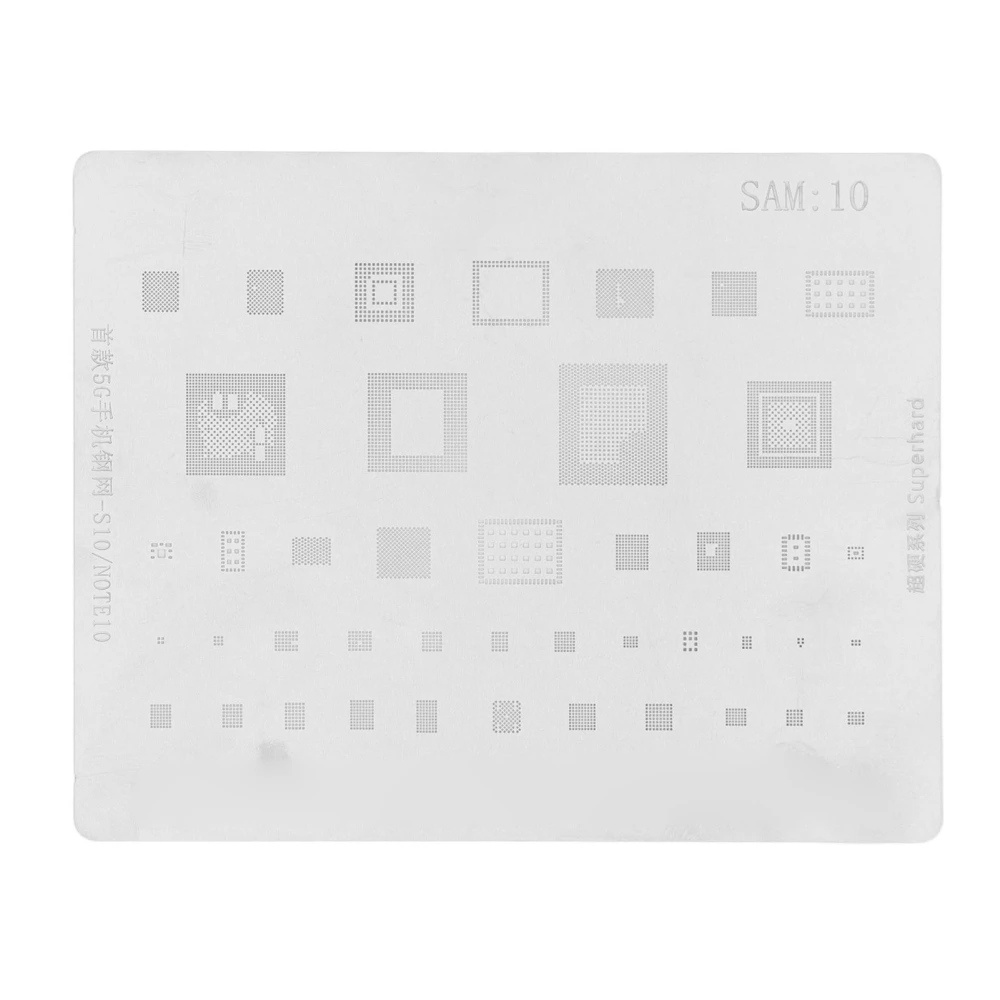 Reballing Stencil CPU Rework Net Stainless Steel Soldering Rework Template for Mobile Phone Repair