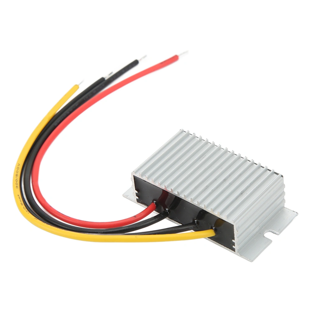 DC Buck Module Aluminum Alloy Housing 5A DC to DC Converter Module for Security System 24V to 12V