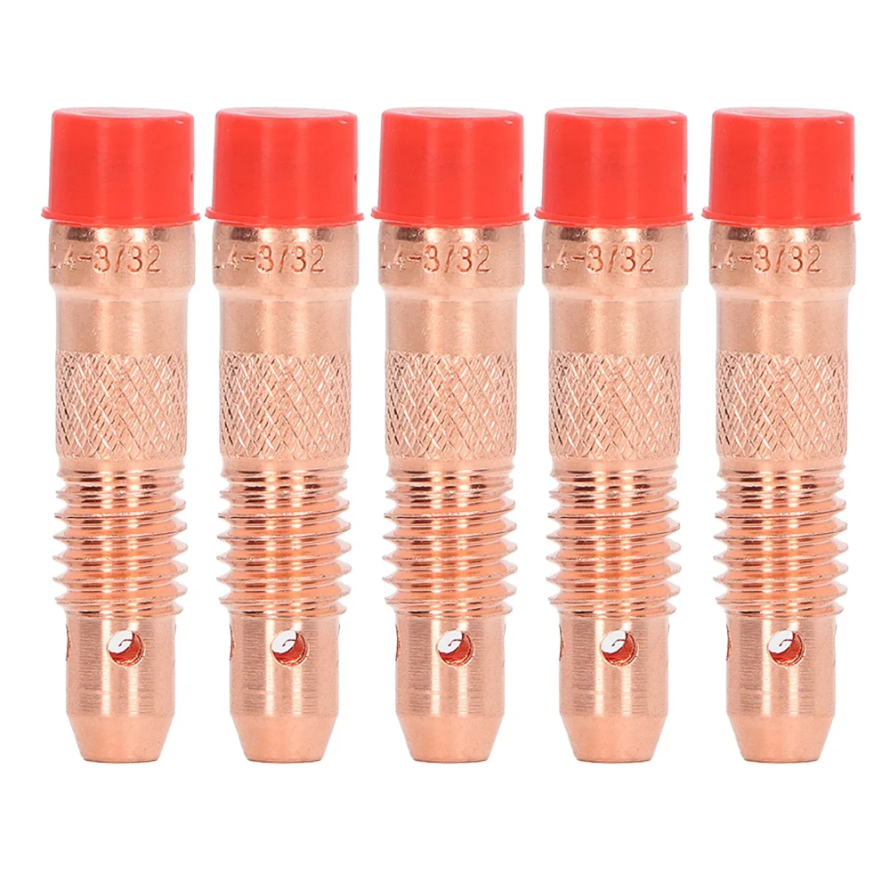 5 Pcs Collet Body High Strength Standard Professional TIG Welding Torch Accessories Collet Body for WP 17 18 26