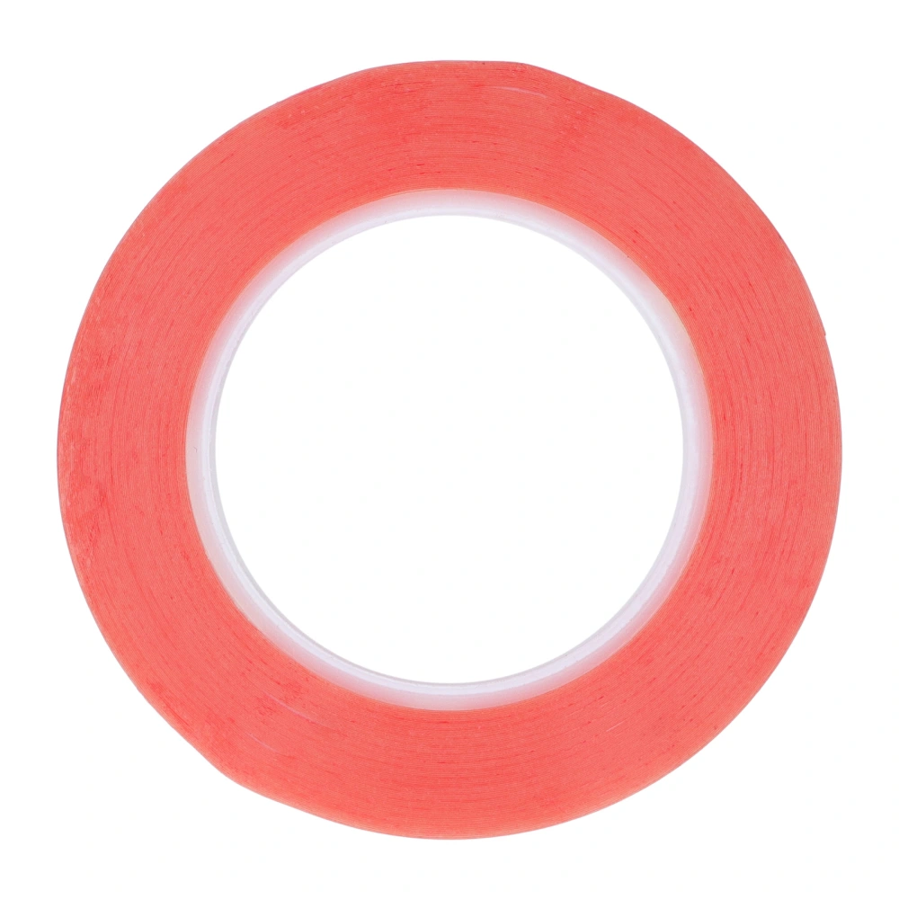 PET Double Side Tape Ring Shape Waterproof Adhesive Gasket for Home Objects Fixation Red 12mm / 0.47in