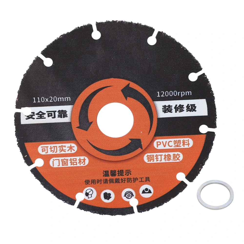 110mm Circular Saw Blade High Speed Steel Wood Board Cutting Blade for Woodworking Angle Grinder