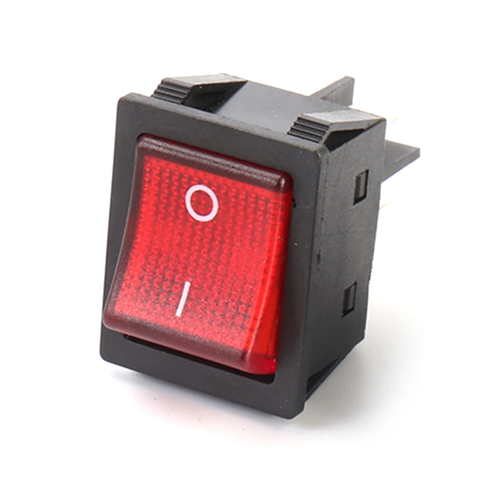 LED Toggle Switch 4 Copper Pin 2 Gear Aluminum Alloy 30A Sensitive Waterproof Rocker Switch