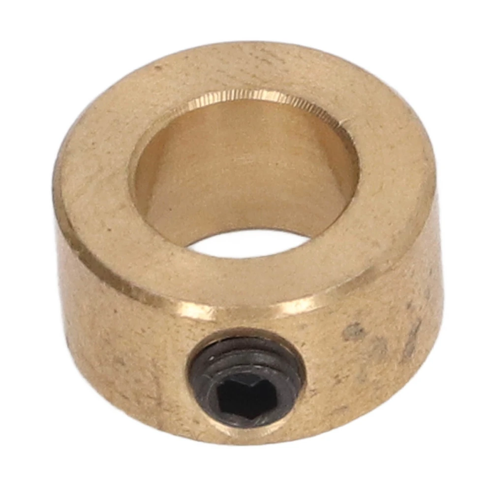 Drill Stop Brass Drill Bit Depth Stop Collar Drilling Ring Positioner for Woodworking 10mm / 0.39in